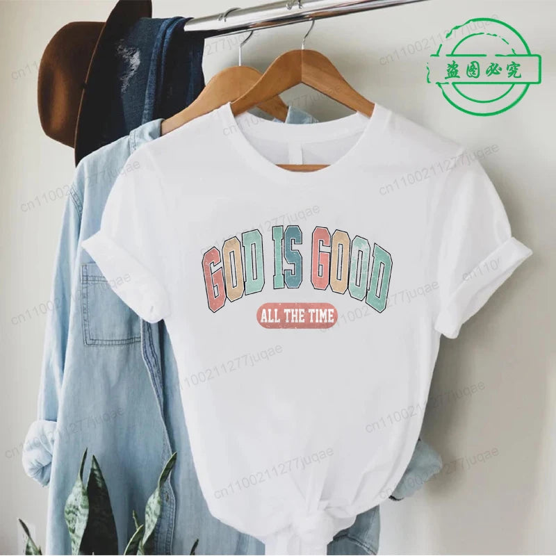God Is Good Comfort Print Tee