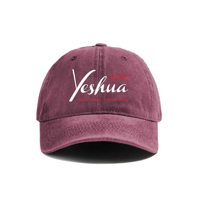Yeshua Jesus Distressed Cotton Unisex Cap