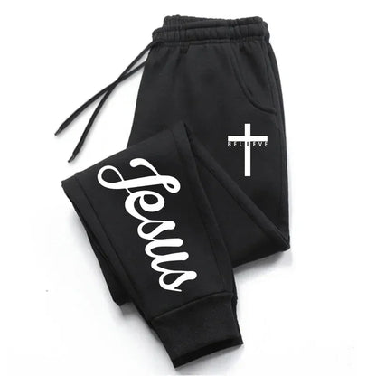 Men's Jesus Cross Comfort Sweatpants