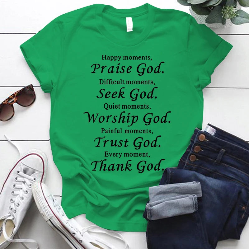 Bold Faith Flow Women's Inspirational Tee