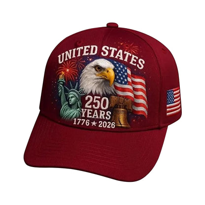 250th Anniversary USA Patriotic Unisex Cap