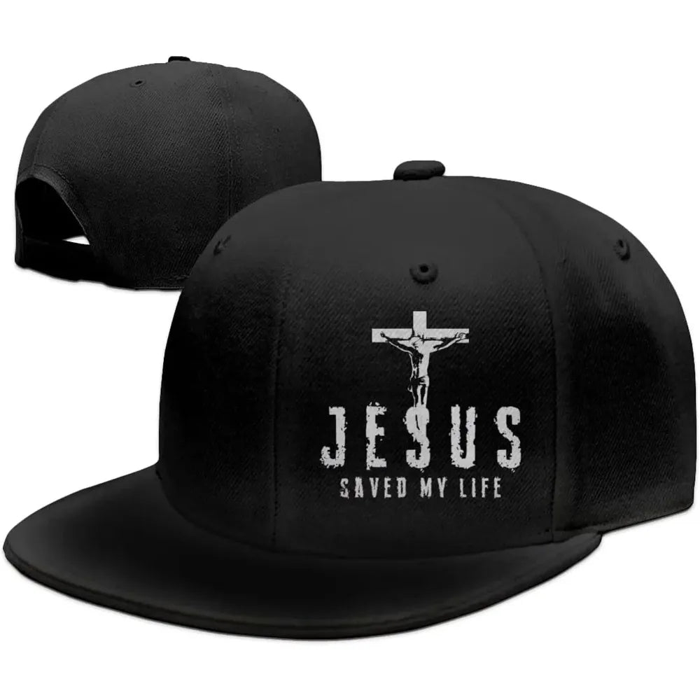 Jesus Saved My Life Cross Cap For Men