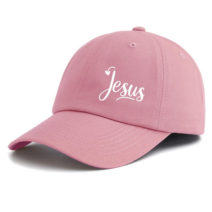 JESUS Print Baseball Cap for Adults
