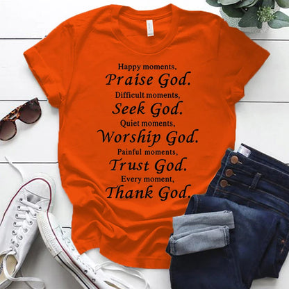 Bold Faith Flow Women's Inspirational Tee