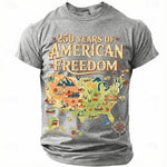 250th USA Anniversary Eagle Flag Men's Tee