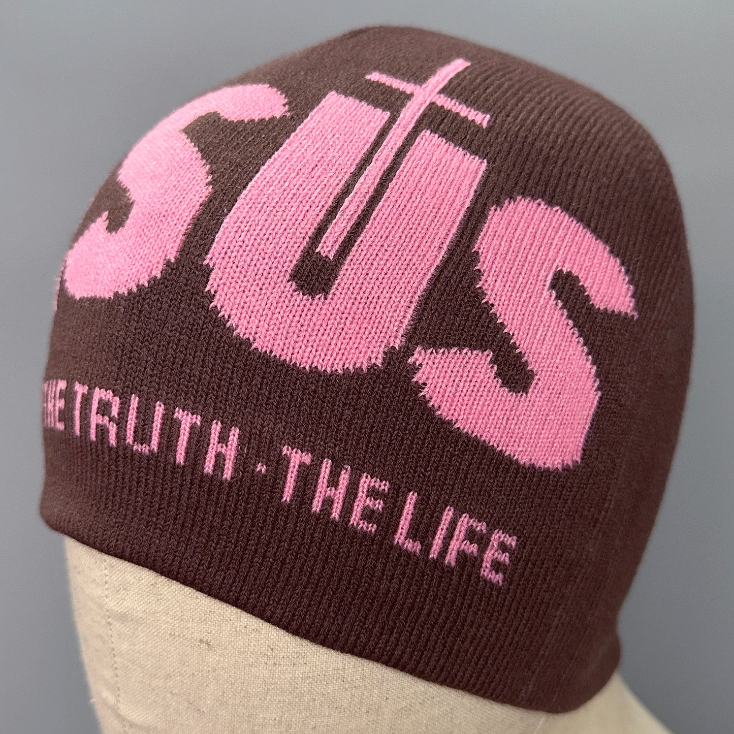 JESUS  Print Knit Unisex Beanie Hat