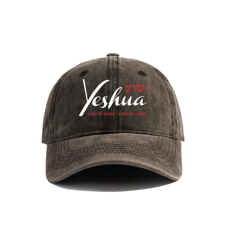 Yeshua Jesus Distressed Cotton Unisex Cap