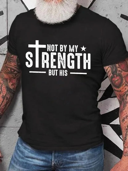 Faith Message Bible Verse Cotton T-shirt