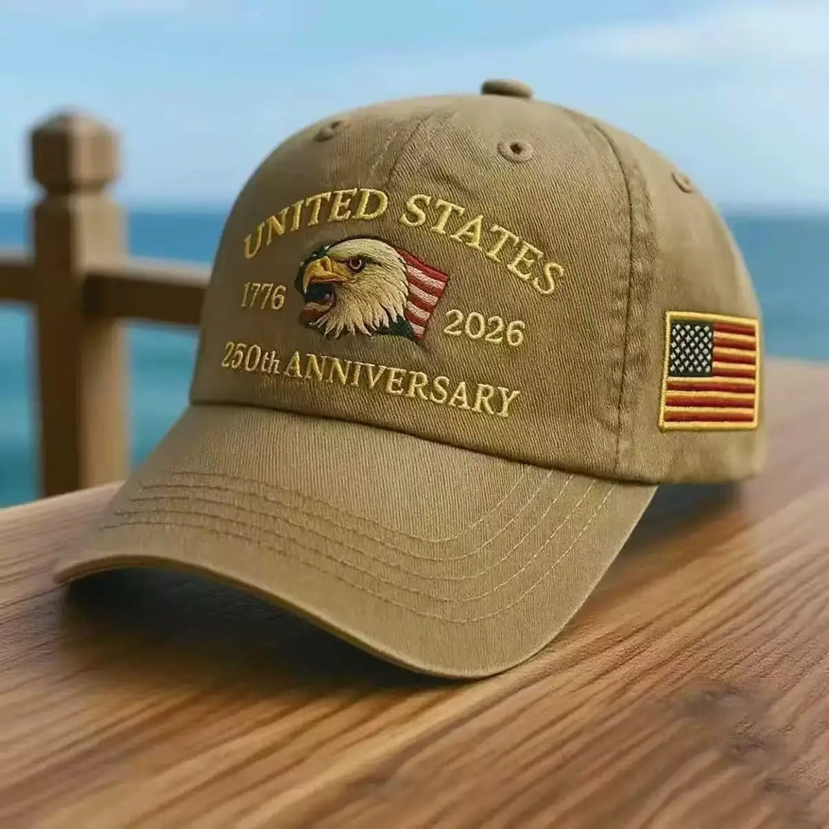 250th Anniversary USA Patriotic Unisex Baseball Cap