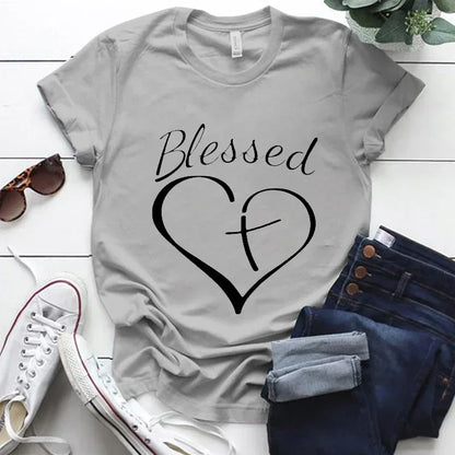 Blessed Cross and Heart Women's Tee