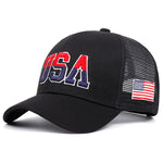 USA American Flag Street Baseball Cap