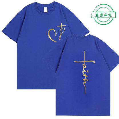 Men's Faith Cross Comfort Tee