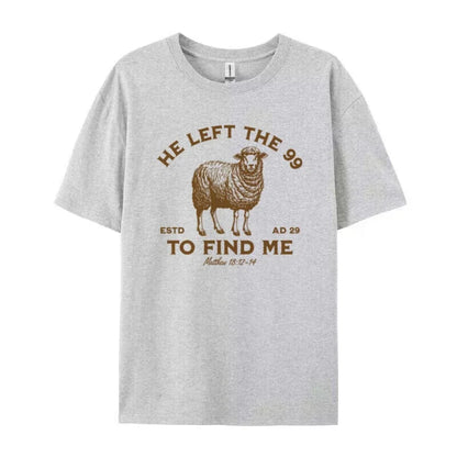 He Left the 99 Women's Vintage Christian Tee
