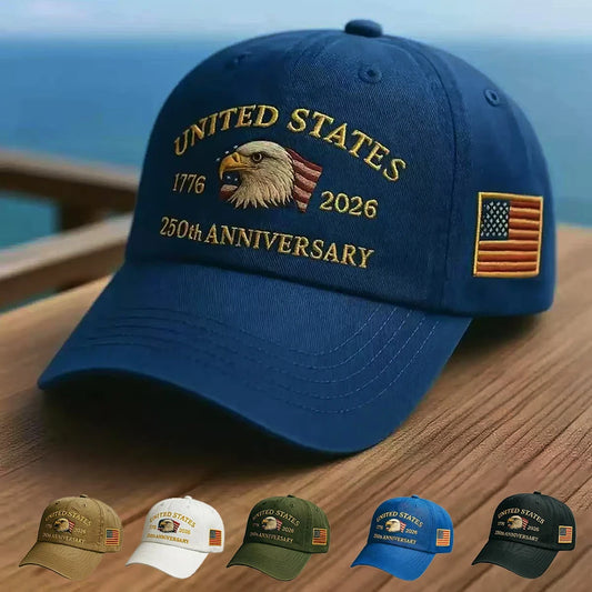 250th Anniversary USA Patriotic Unisex Baseball Cap
