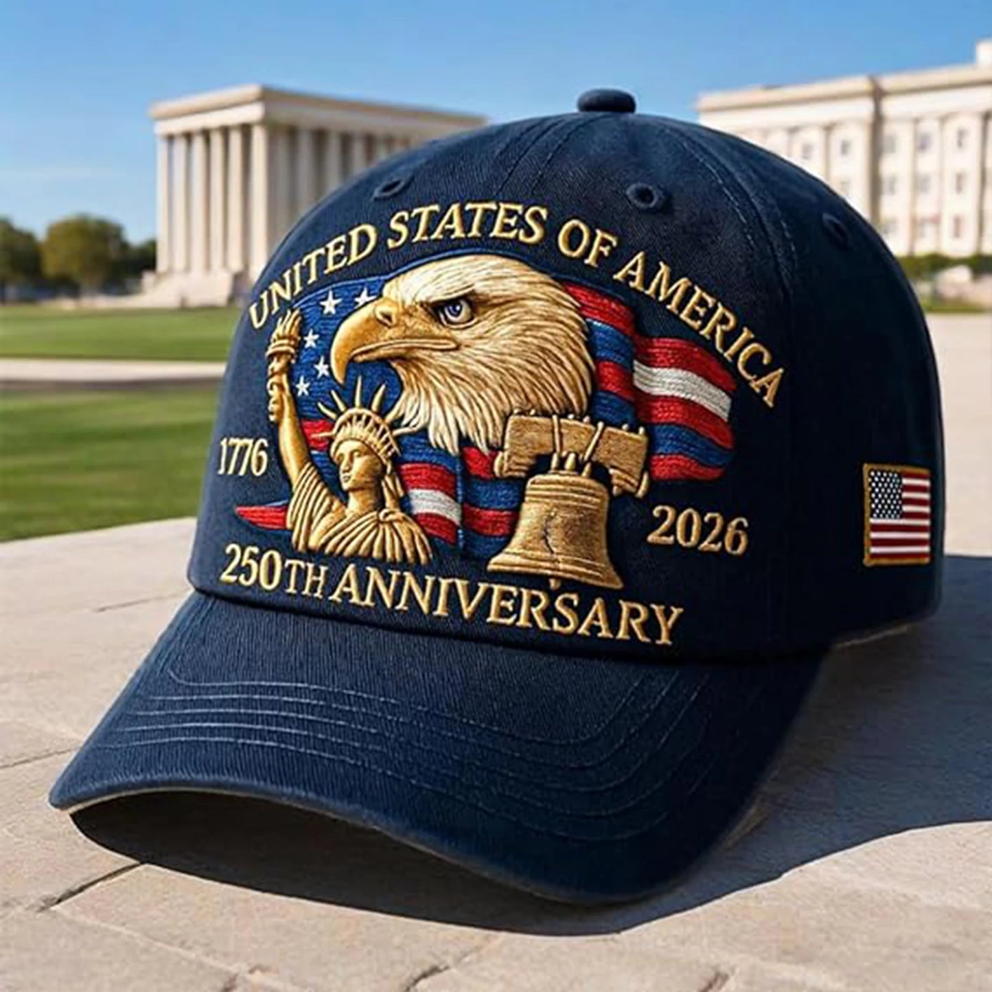 250th Anniversary USA Patriotic Unisex Cap