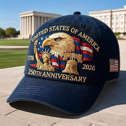 250th Anniversary USA Patriotic Unisex Cap