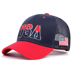 USA American Flag Street Baseball Cap