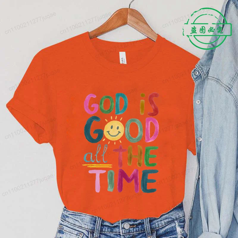 God Is Good Comfort Print Tee