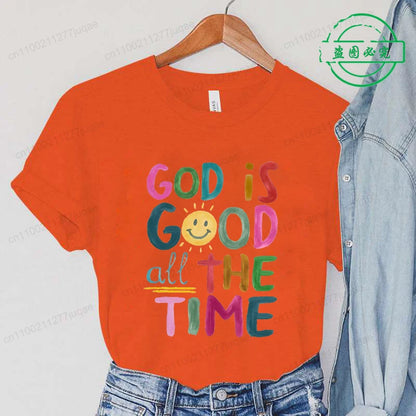 God Is Good Comfort Print Tee