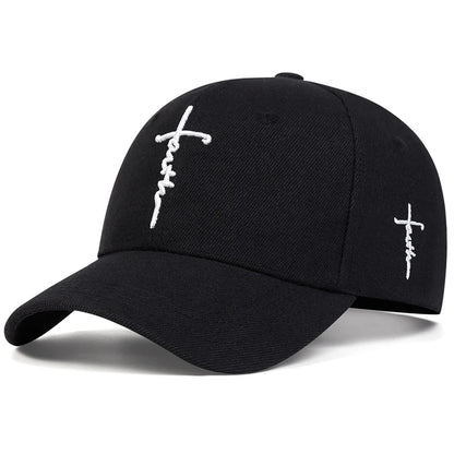 Fashion Faith Cross Embroidery Unisex Cap