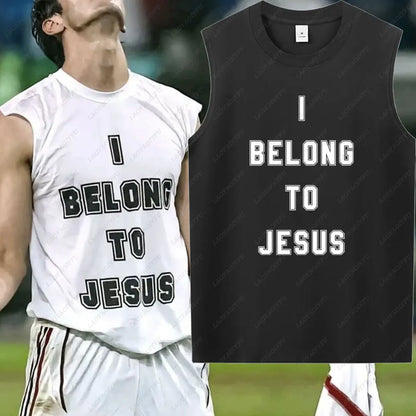I Belong To Jesus Men Vest Cotton T-Shirt