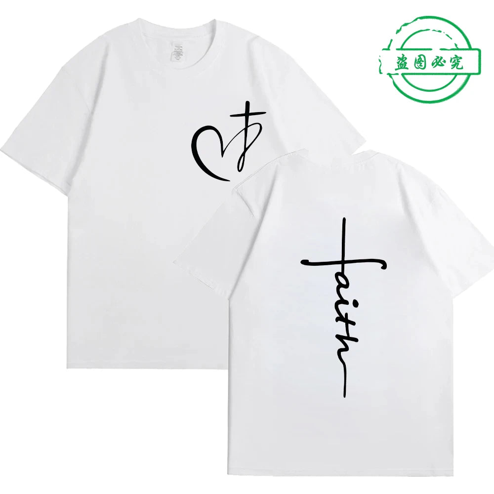 Men's Faith Cross Comfort Tee