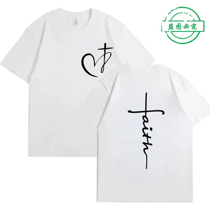 Men's Faith Cross Comfort Tee