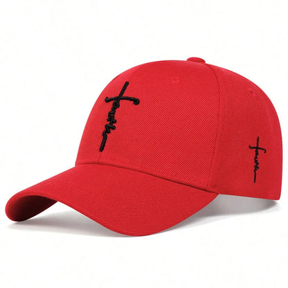 Fashion Faith Cross Embroidery Unisex Cap