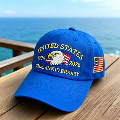 250th Anniversary USA Patriotic Unisex Baseball Cap