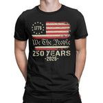 2026 Unixex America 250Th Anniversary Patriotic Cotton Tee