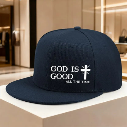 God Is Good Cross Adjustable Unisex Cap