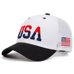 USA American Flag Street Baseball Cap