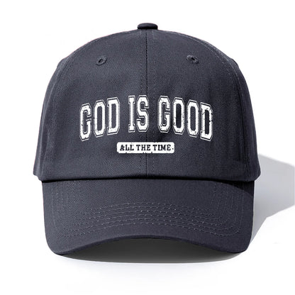 GOD IS GOOD Print  Baseball Cap for Adult