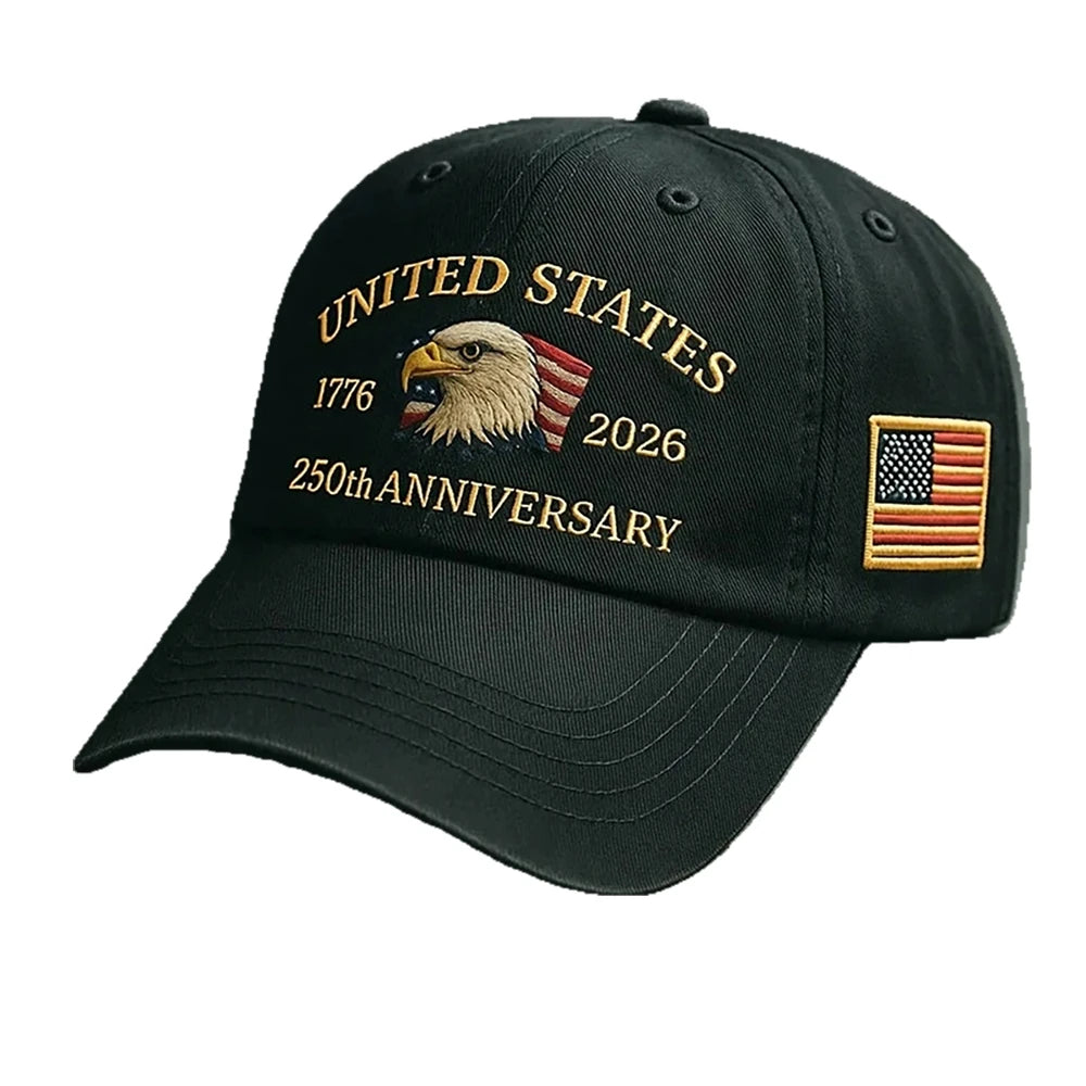 250th Anniversary USA Patriotic Unisex Baseball Cap