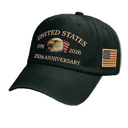 250th Anniversary USA Patriotic Unisex Baseball Cap
