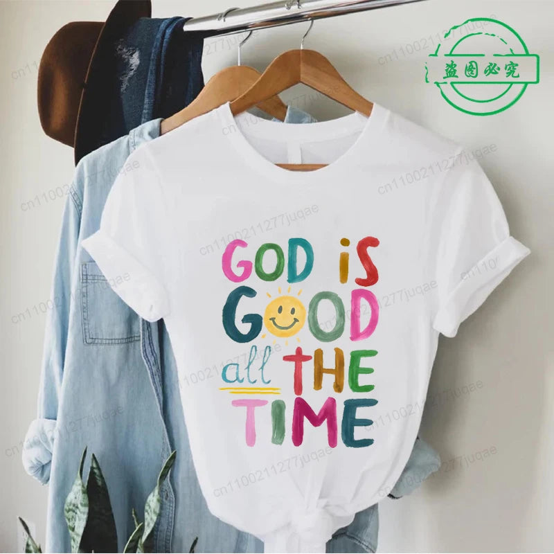 God Is Good Comfort Print Tee