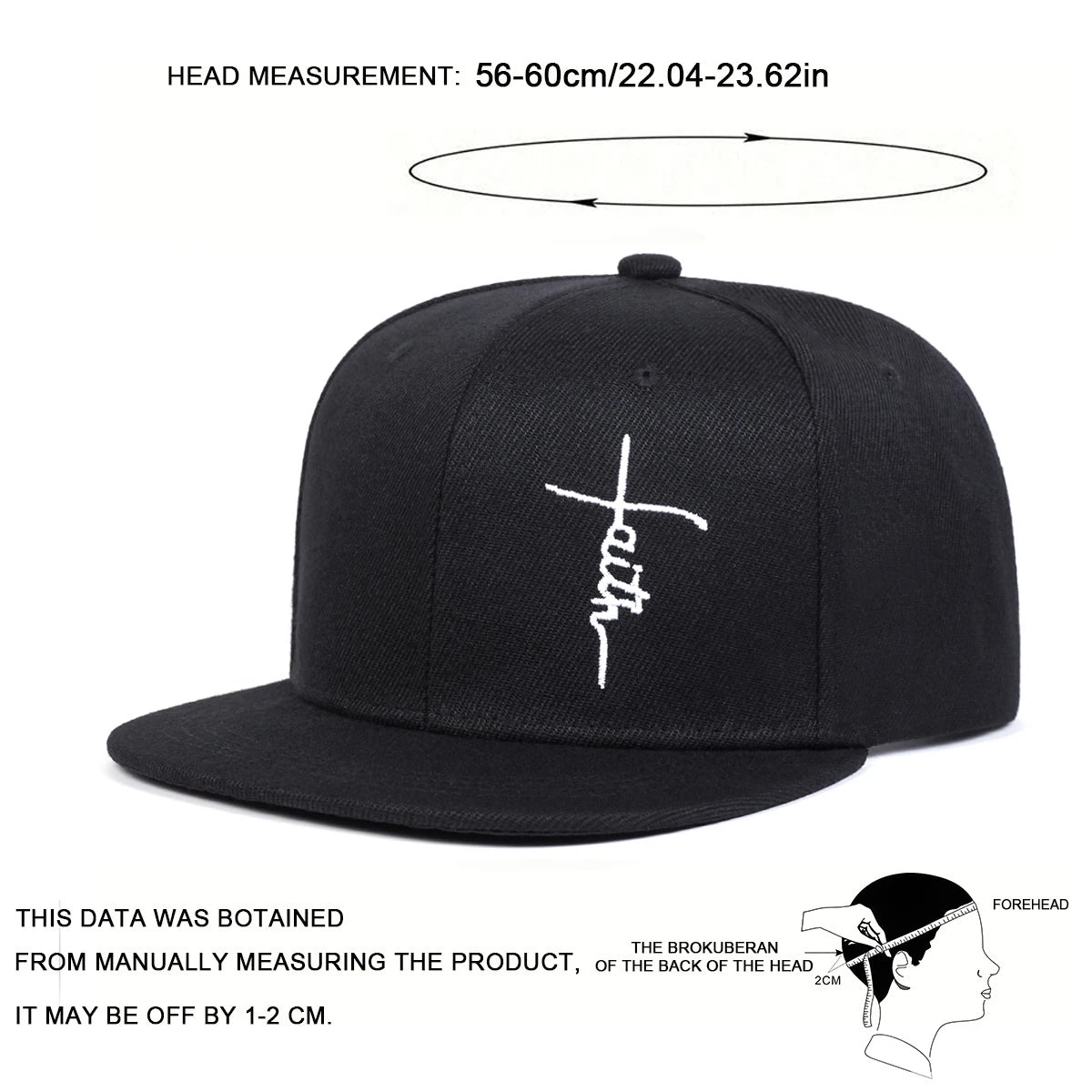 Men's Casual Wear Faith Hip Hop Cap