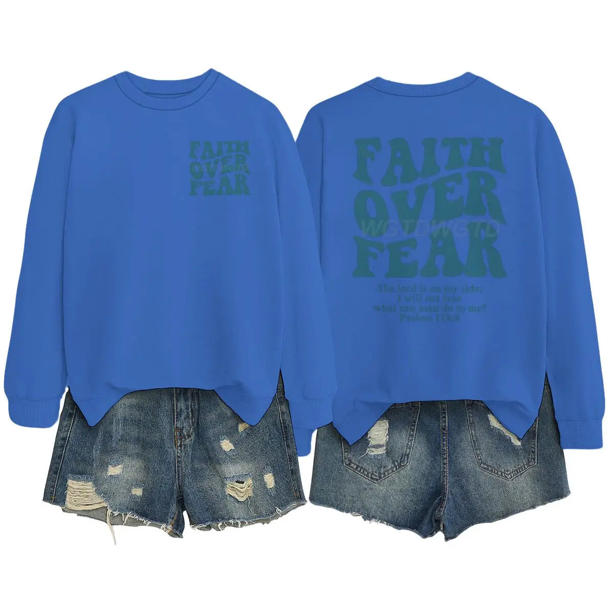 "Faith Over Fear" Retro Sweatshirt
