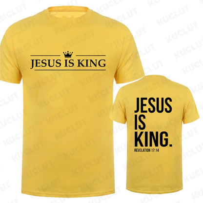 Jesus Is King Print Comfort T-Shirt