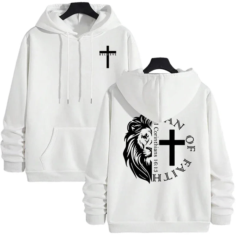 Bold Faith Lion Comfort Hooded Sweatshirt