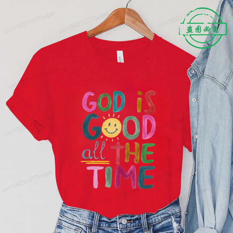 God Is Good Comfort Print Tee