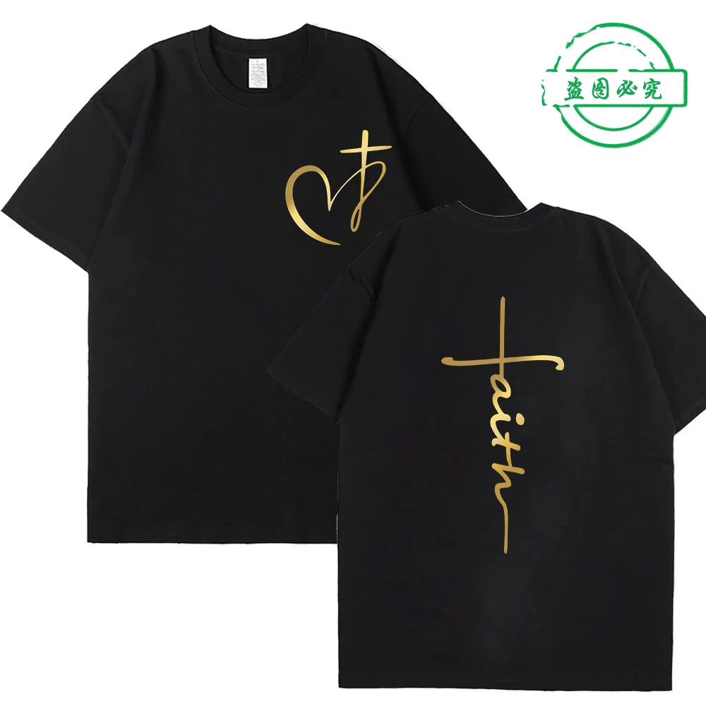 Men's Faith Cross Comfort Tee