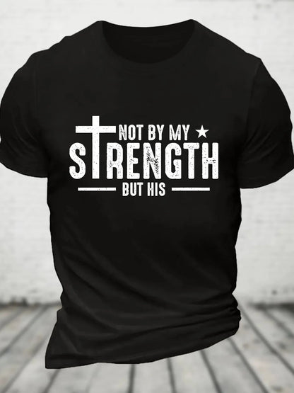 Faith Message Bible Verse Cotton T-shirt