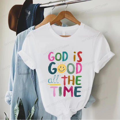 God Is Good Comfort Print Tee