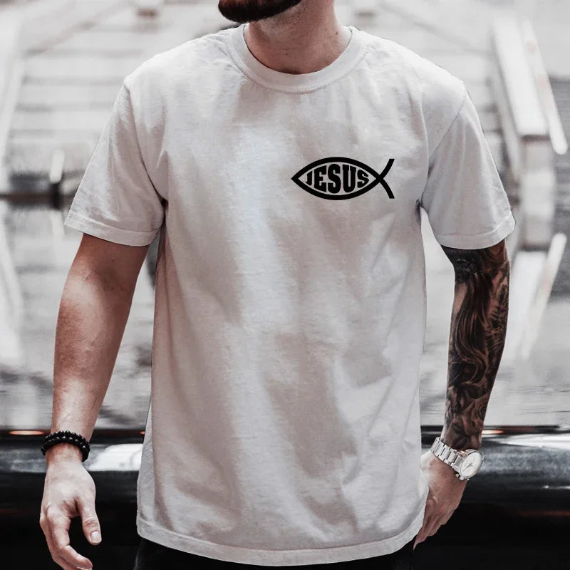 Jesus Fish Unisex Graphic T-Shirt