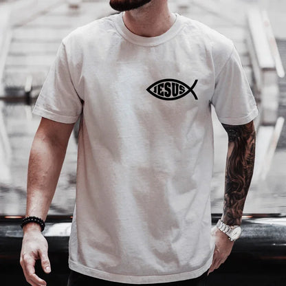 Jesus Fish Unisex Graphic T-Shirt