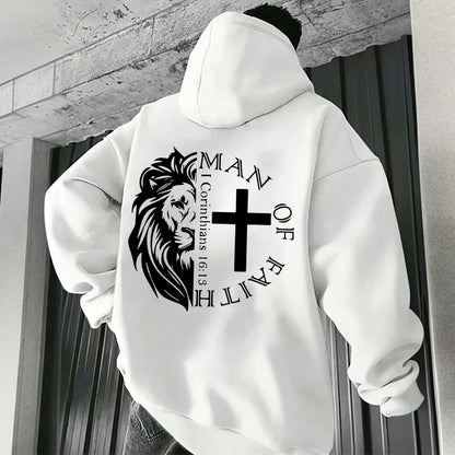 Bold Faith Lion Comfort Hooded Sweatshirt