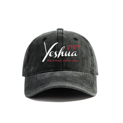 Yeshua Jesus Distressed Cotton Unisex Cap