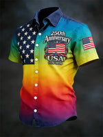 Men's 250th Anniversary American Flag Shirt