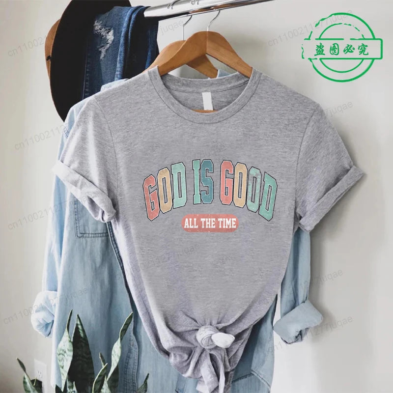 God Is Good Comfort Print Tee